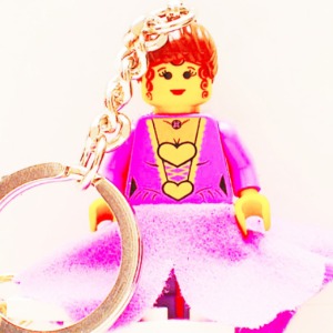 2004년 레고 올드 열쇠고리 &#039;Princess Cloth Skirt Key Chain, Lego&#039;